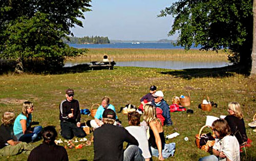 Utsikt över sjön Järnlunden
